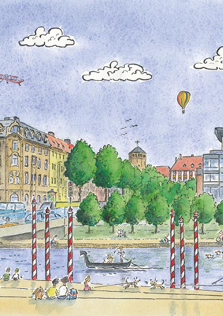 Visionen Stadt am Fluss