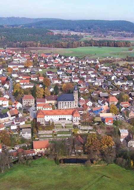 Neudrossenfeld aus der Luft