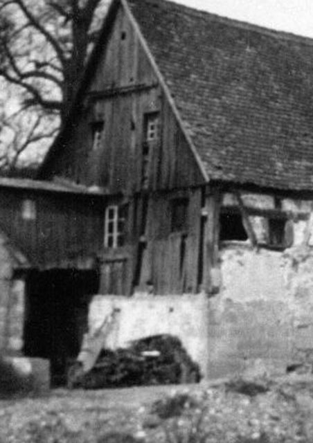Foto der Unteren Mühle von Luise Grieshammer um 1967
